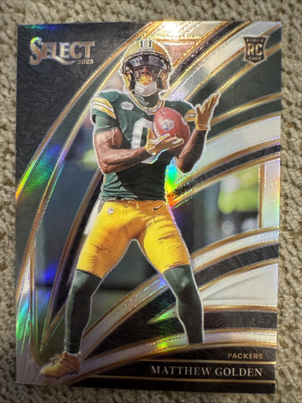2025 Select Club Level Silver Prizm Matthew Golden RC Green Bay Packers #267
