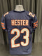 Chicago Bears Devin Hester Signed Custom Navy Jersey Beckett