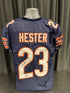 Chicago Bears Devin Hester Signed Custom Navy Jersey Beckett