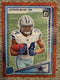 2025 Donruss #308 Jaydon Blue Optic Rated Rookies Preview Red Wave