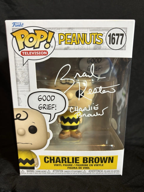 Brad Kesten Signed/Inscribed Charlie Brown Funko Pop #1677 With JSA COA
