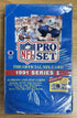 1991 Pro Set Football Factory Sealed Series 1 Wax Box - 36 Packs