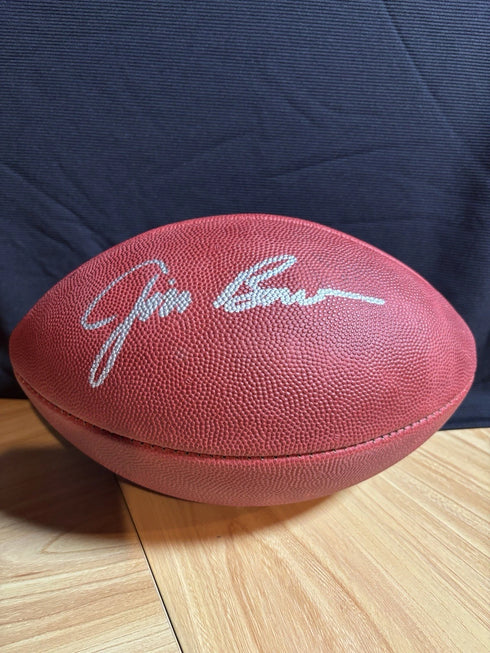 Cleveland Browns HOF Jim Brown Signed Duke Football With FANATICS COA