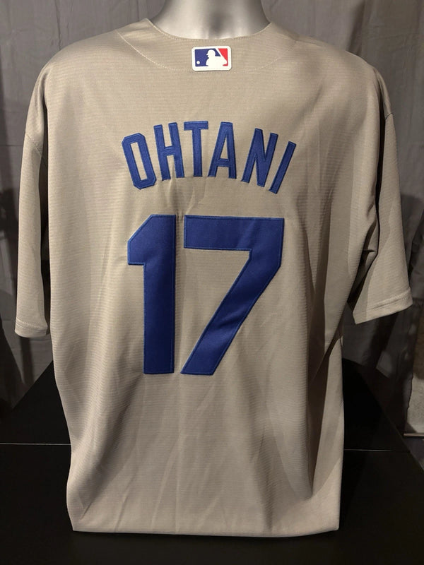 Los Angeles Dodgers Shohei Ohtani MLB World Series Patch Jersey Size XL