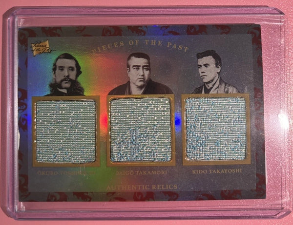 2023 Pieces of the Past Asia Triple Relic Okubo Saigo Kido Card #106