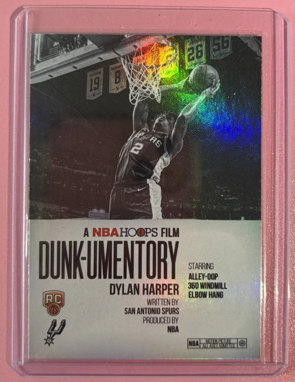 2025 Topps Hoops Dylan Harper DUNK-UMENTORY Rainbow Foil SP #D-12