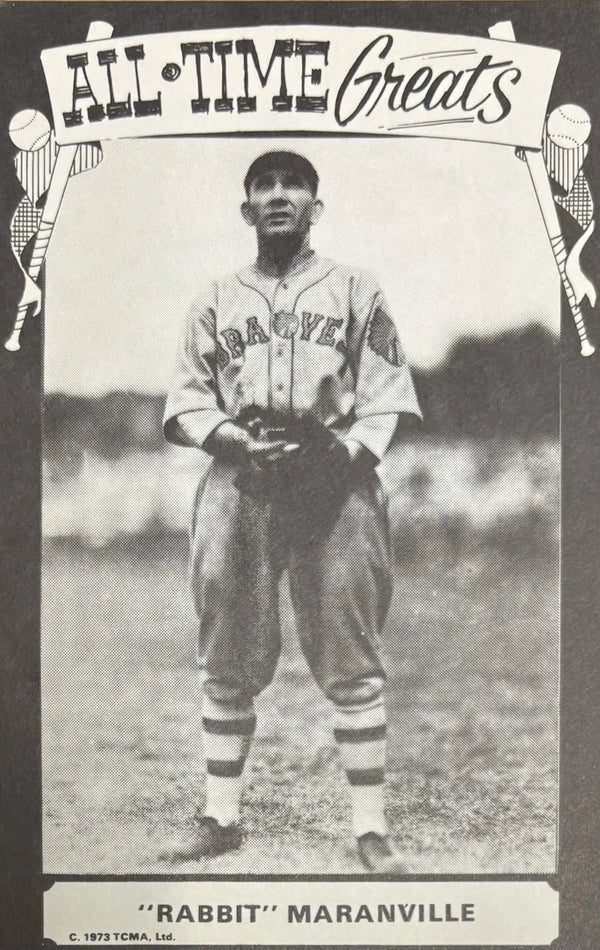 Rabbit Maranville 1973 TCMA All Time Greats Postcard