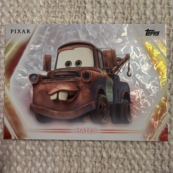 2026 Topps Disney Neon Mater #89 Snow Caps Parallel Disney Pixar Cars