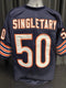 Custom Unsigned Mike Singletary Blue Jersey XL