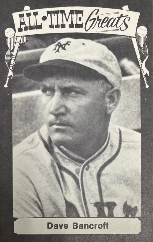 Dave Bancroft 1973 TCMA All Time Greats Postcard