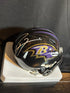 Baltimore Ravens Ray Lewis Signed Black Mini Helmet With Beckett COA