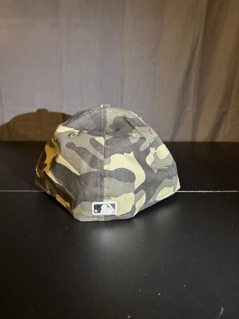 Los Angeles Angels Camo Logo Hat 59fifty New Era Size 7 1/4 Fitted Cap
