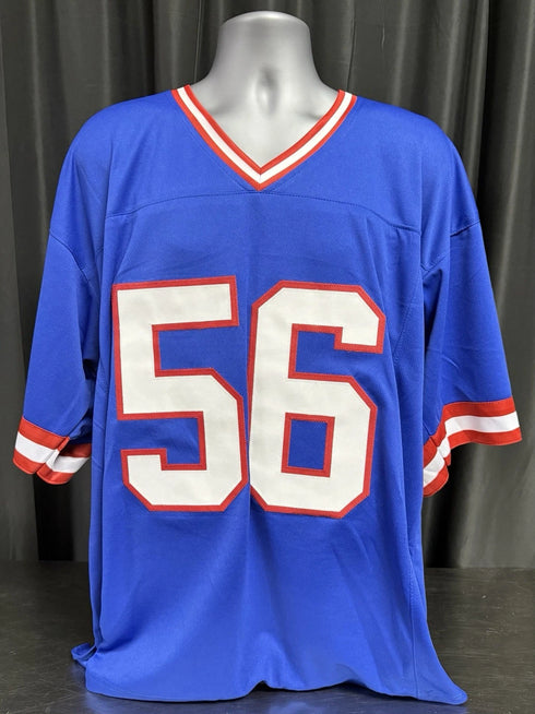 New York Giants Lawrence Taylor Signed Blue Jersey SWAU COA