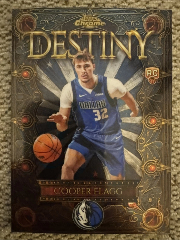 COOPER FLAGG RC 2025 - 2026 Topps CHROME BASKETBALL Destiny D-1