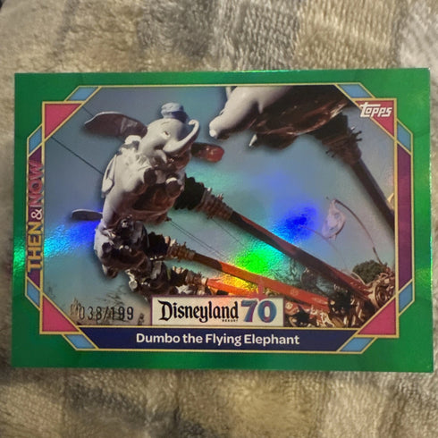 2025 Topps Disneyland 70th Anniversary #34 Dumbo the Flying Elephant /199