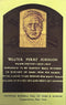 Walter Johnson MLB Hall Of Fame Gold Postcard