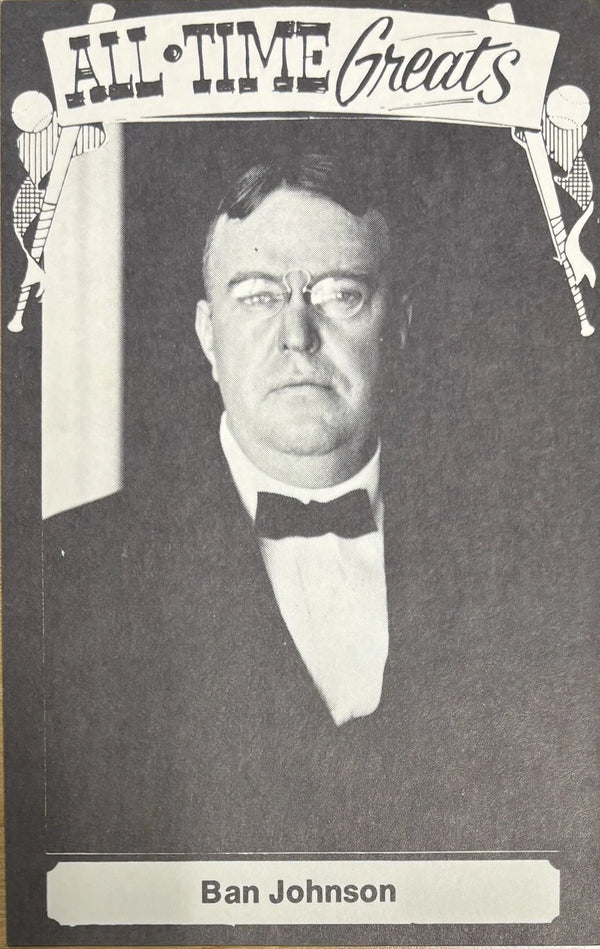 Ban Johnson 1973 TCMA All Time Greats Postcard