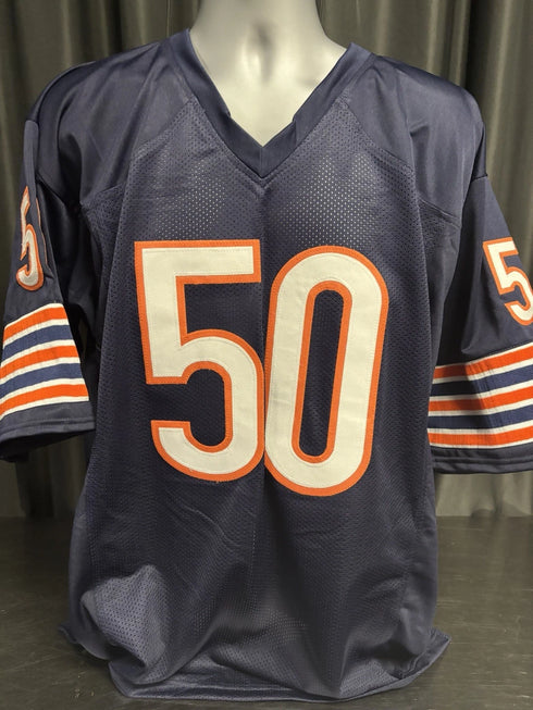 Custom Unsigned Mike Singletary Blue Jersey XL