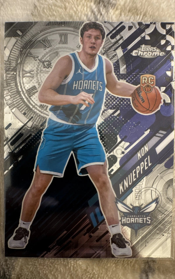2025-26 Topps Chrome - Go Time Kon Knueppel #GT-19 Refractor (RC)
