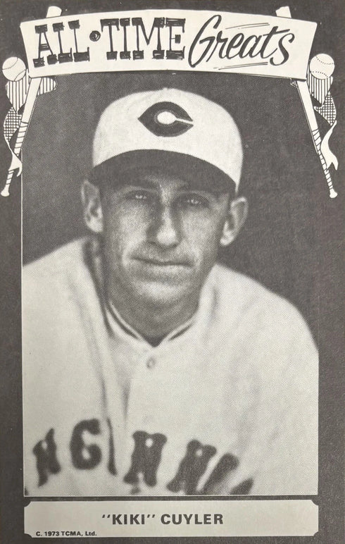 Kiki Cuyler 1973 TCMA All Time Greats Postcard