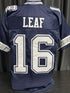 Custom Unsigned Ryan Leaf Blue Jersey X