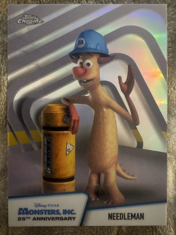 Needleman 2026 Topps Chrome Disney Card # MI-9 Monsters Inc