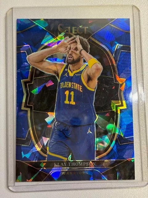 Klay Thompson 2022-23 Panini Select Basketball CONCOURSE BLUE No. 19