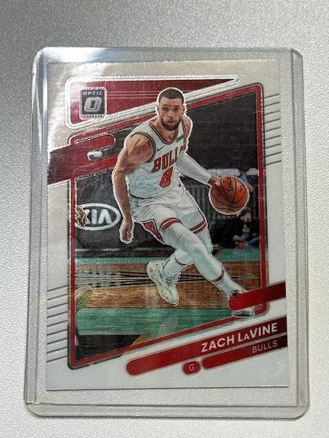 2021-22 Panini Donruss Optic Zach Lavine Chicago Bulls Card No. 105