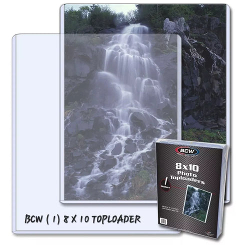 BCW 8x10 Photo Toploader  *Individual*