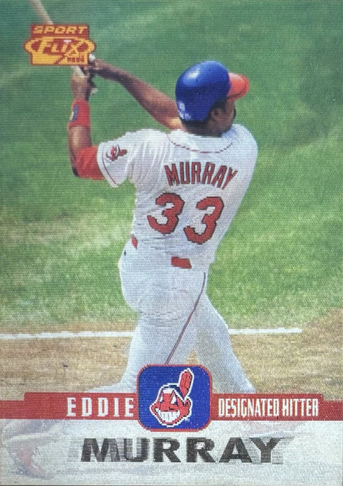 1996 Pinnacle Eddie Murray Cleveland Indians Sportflix 96 #26