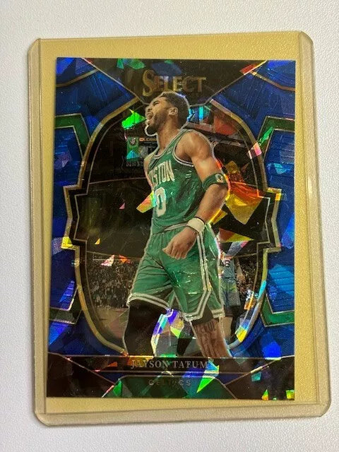 2022-23 Select Jayson Tatum Concourse No.55 Blue Silver Prizm Parallel