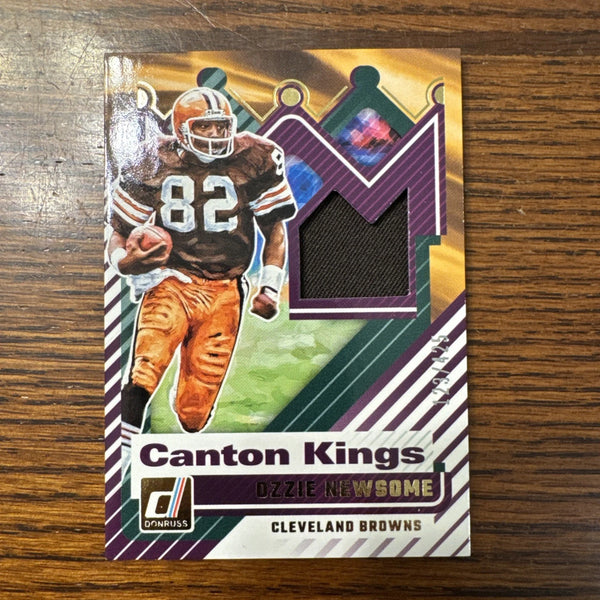 OZZIE NEWSOME 2025 DONRUSS CANTON KINGS PATCH BROWNS /425