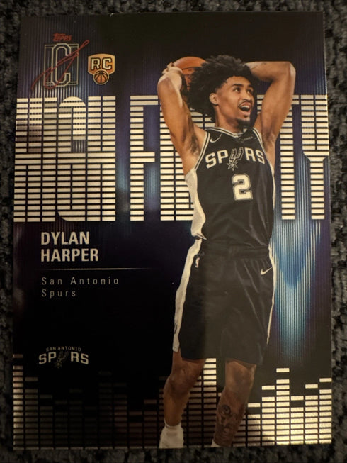 Topps 2026 High Fidelity Dylan Harper Rookie Insert Spurs #HF-2
