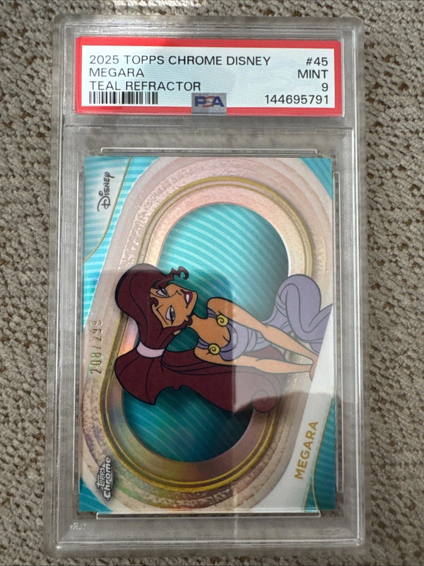 2025 Topps Chrome Disney Megafauna Teal Refractor #45 PSA 9