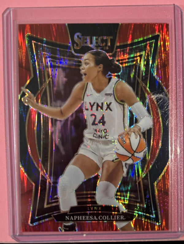 2025 Select WNBA Concourse Napheesa Collier #100 Pink Flash Prizm Lynx /349