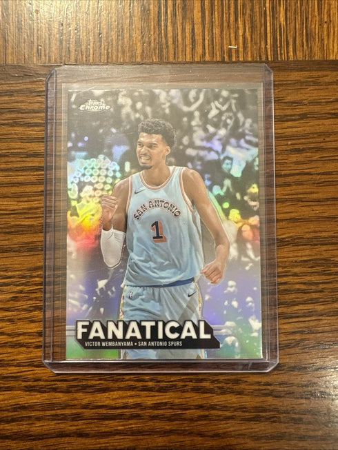 2025-26 TOPPS CHROME Victor Wembanyama FANATICAL - SSP CASE HIT