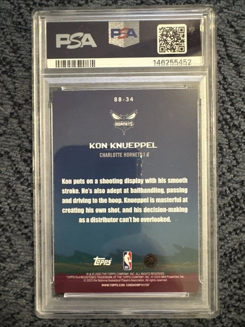 2025 Topps - 8-Bit Ballers Kon Knueppel #8B-34 (RC) PSA 8