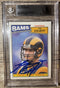 JIM EVERETT SIGNED 1987 TOPPS #145 ROOKIE AUTO RAMS BECKETT 10
