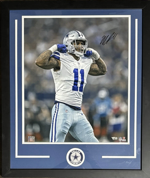 Dallas Cowboys Micah Parsons Signed Framed 16x20 Photo Flex Fanatics