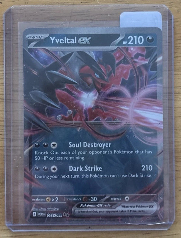 Pokémon TCG Yveltal Holo Card Soul Destroyer Dark Strike 210 HP Standard Pokémon