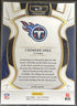 2025 Panini Select - Concourse Chimere Dike Red & Blue Shock Prizm (RC) Titans