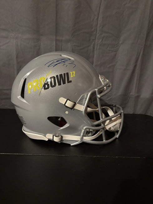 Dallas Cowboys Prescott Lee & Smith Signed Authentic Speed Flex FS Helmet JSA
