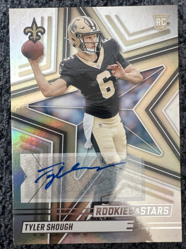 2025 Panini Rookies & Stars Tyler Shough #194 Saints Rookie Autograph Football