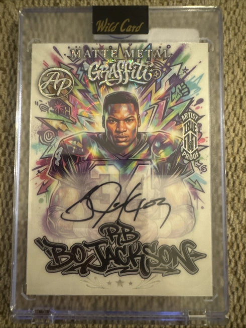 2026 Wild Card Matte Metal Graffiti Bo Jackson 1/1