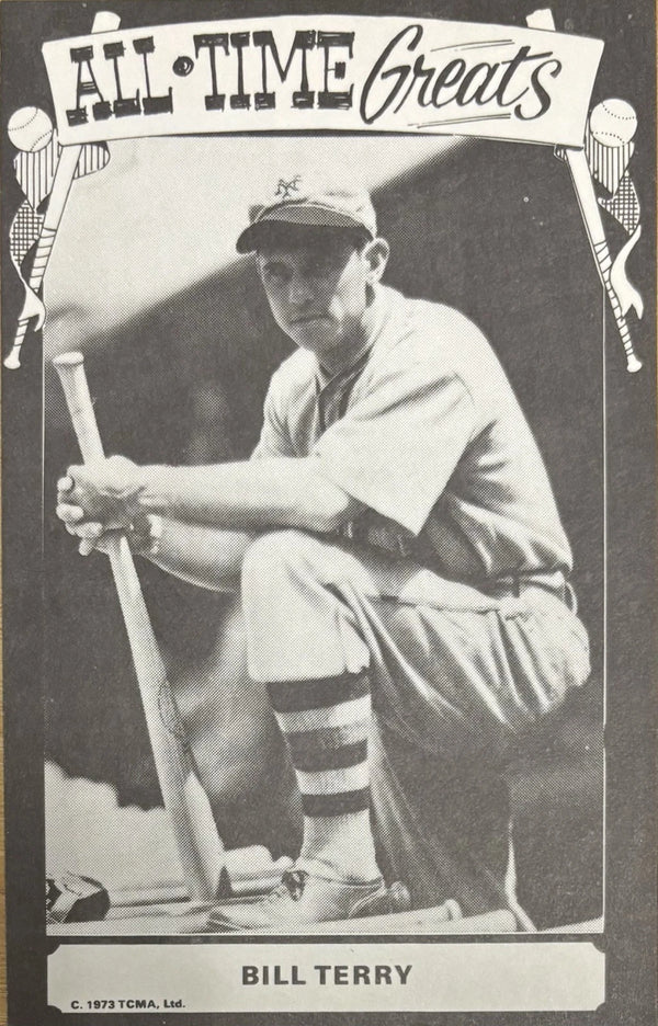 Bill Terry 1973 TCMA All Time Greats Postcard