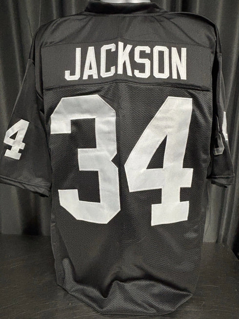 Custom Unsigned Bo Jackson Black Jersey XL