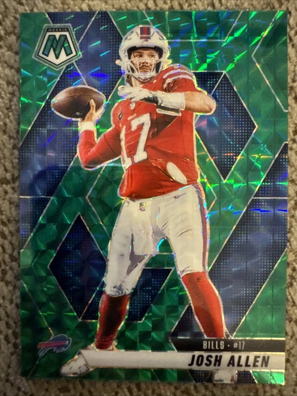 2025 Panini Mosaic #150 Josh Allen Mosaic Green