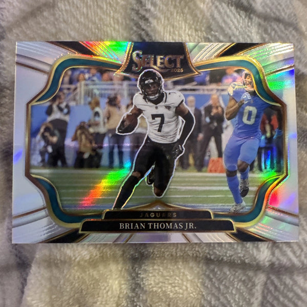 2025 Panini Select Brian Thomas Jr. Jaguars Prizm Field Level #429 Football