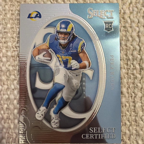 2023 Select Puka Nacua Rookie Select Certified Insert #CRO-PNA Rams RC