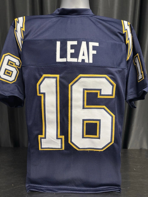Custom Unsigned Ryan Leaf Blue Jersey X